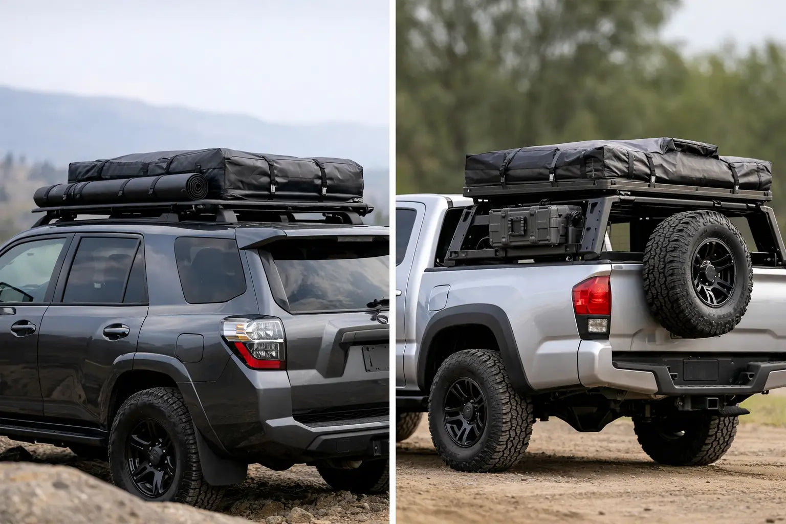 Roof rack vs bed rack: cuál encaja en tu 4x4