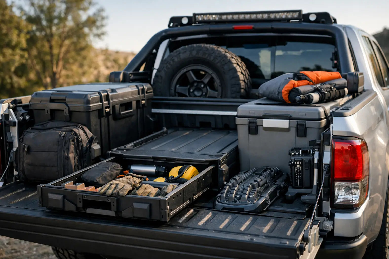 Cómo organizar el truck bed de tu pickup