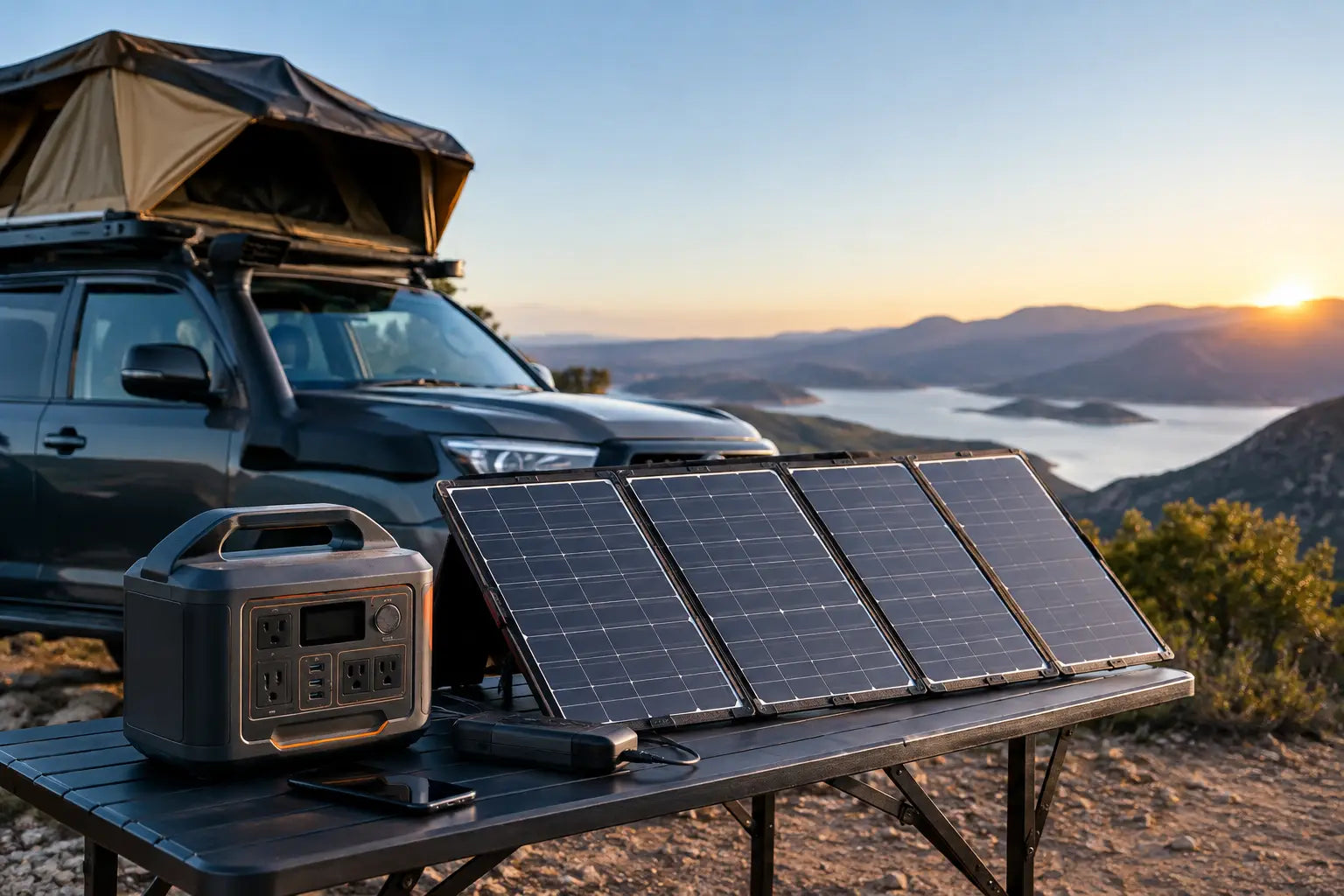 Guía de sistemas solares para overlanding 4x4