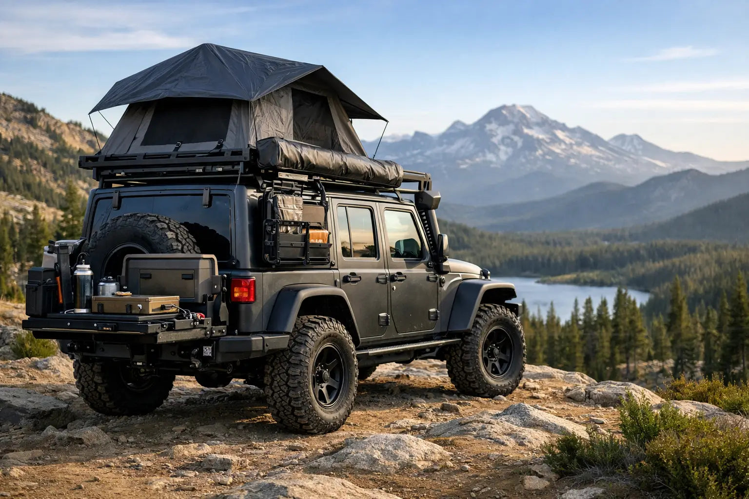 Ejemplo de preparación overland para Jeep