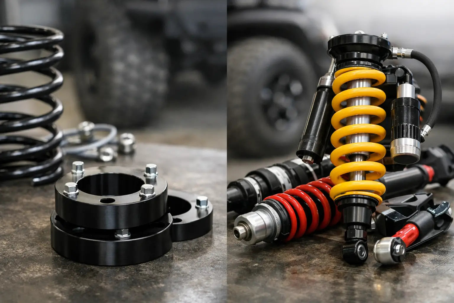 Spacer lift vs suspensión: qué elegir para tu 4x4