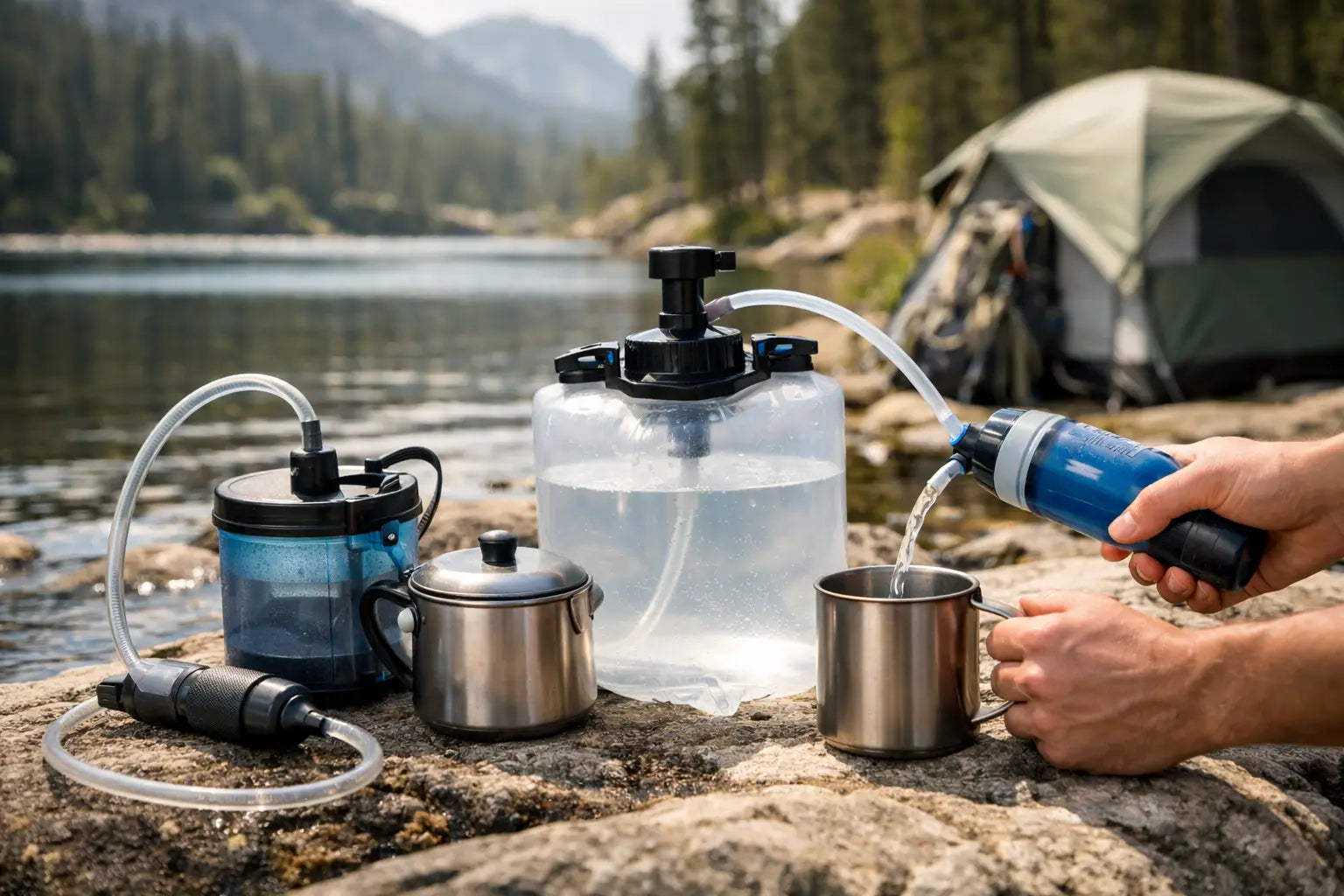 Sistema de agua portátil camping: cómo elegir