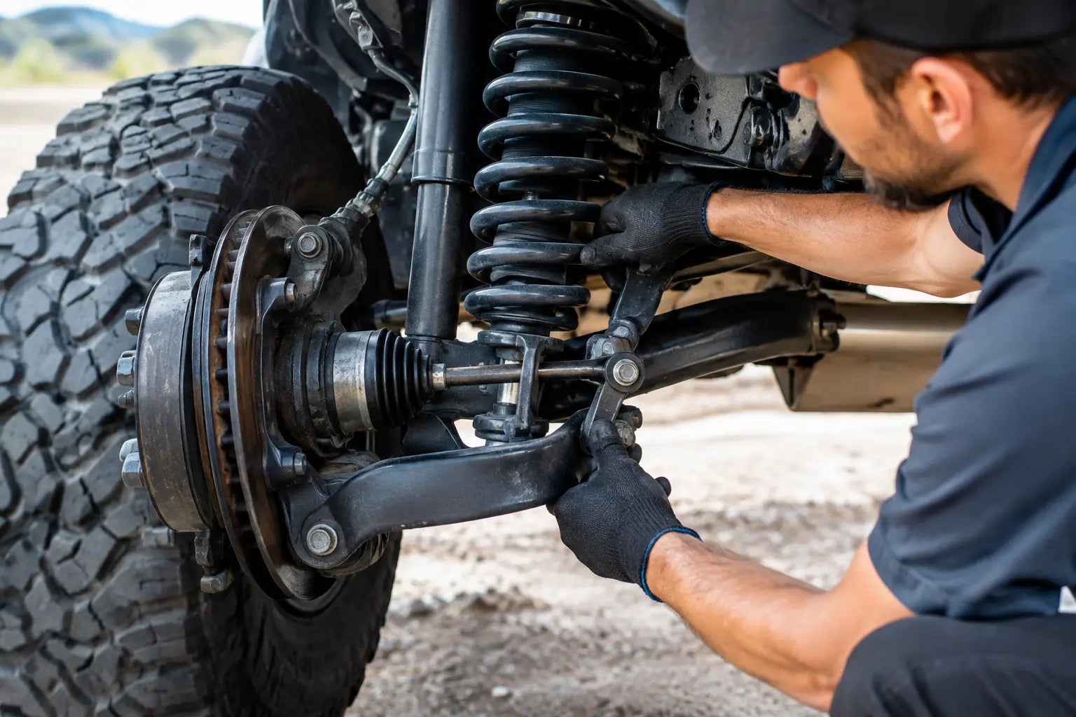 Cómo mejorar la articulación de suspensión 4x4