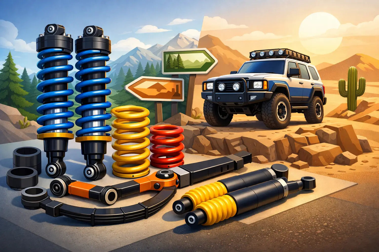 Kit de suspensión 4x4: cómo elegir bien