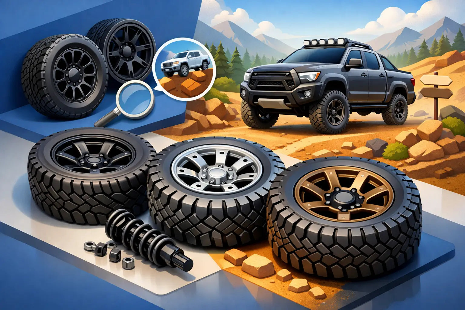 Rines off road para pickup: cómo elegir bien