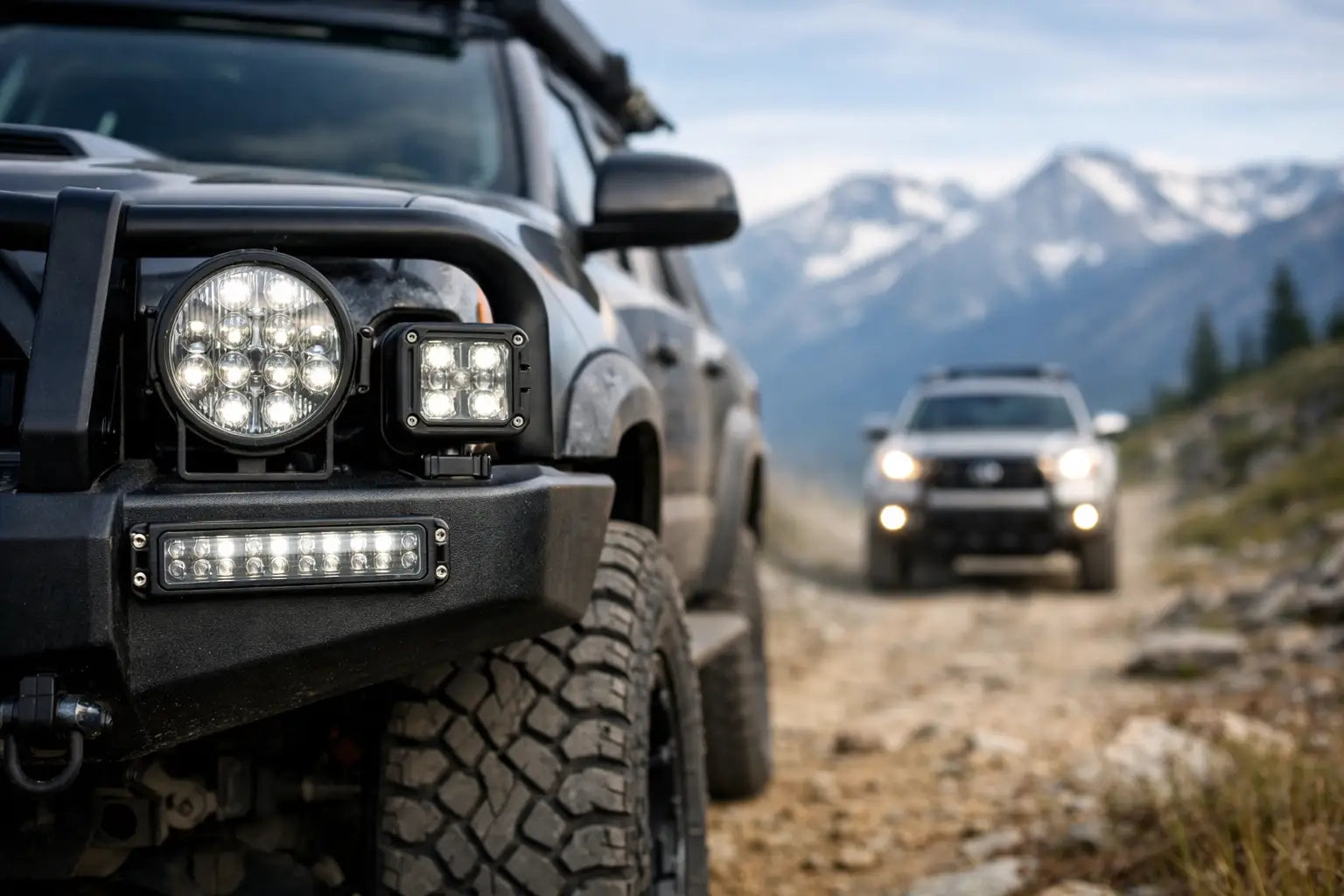 Mejores faros auxiliares para 4x4 en ruta
