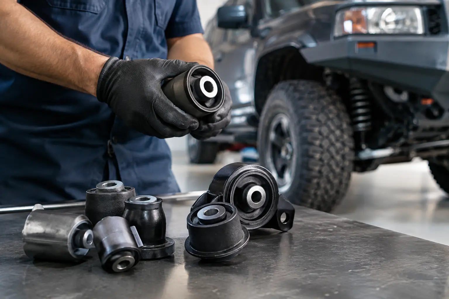 Cuándo cambiar bujes suspensión en un 4x4