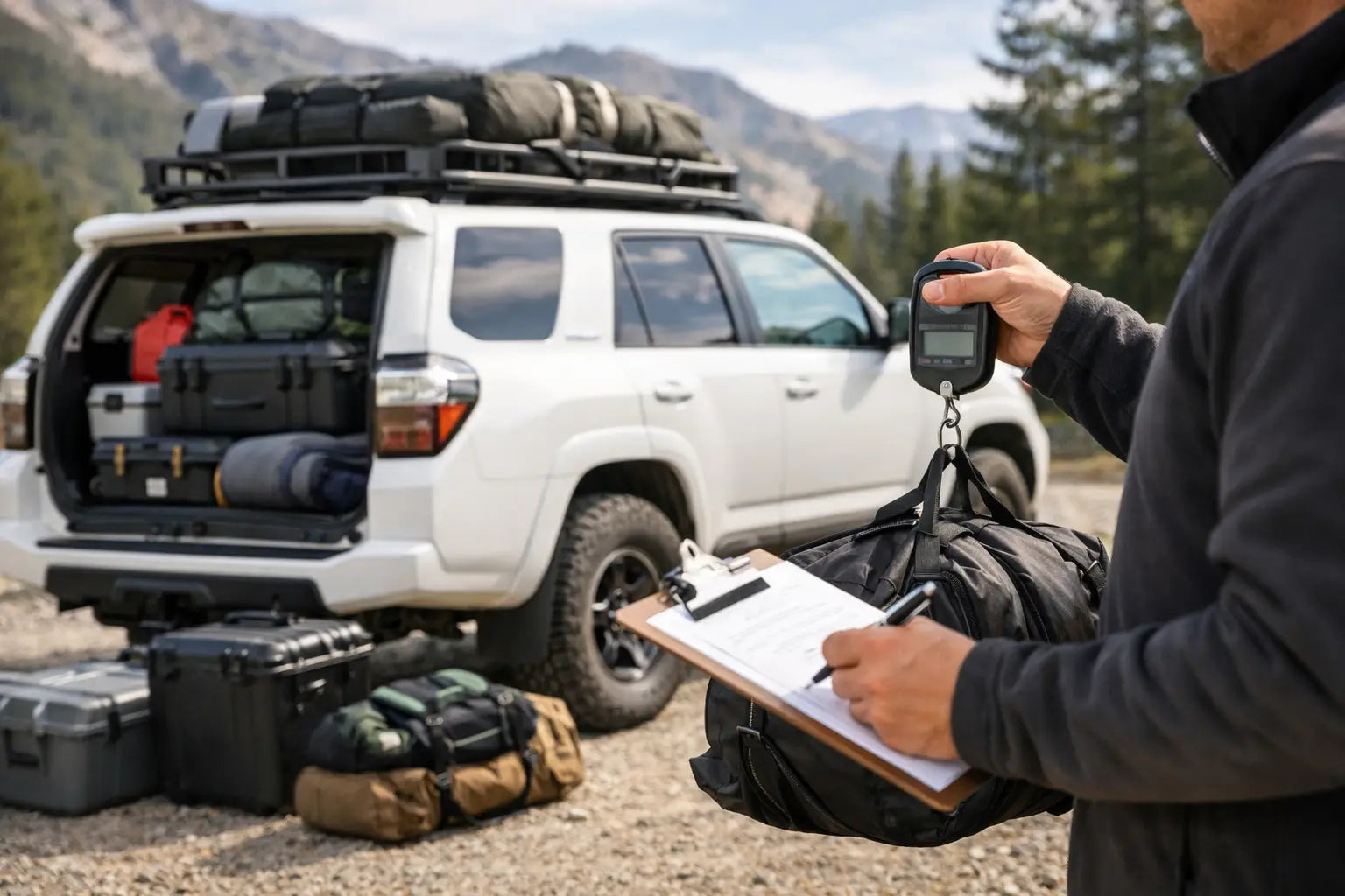 Cómo calcular capacidad de carga en un 4x4