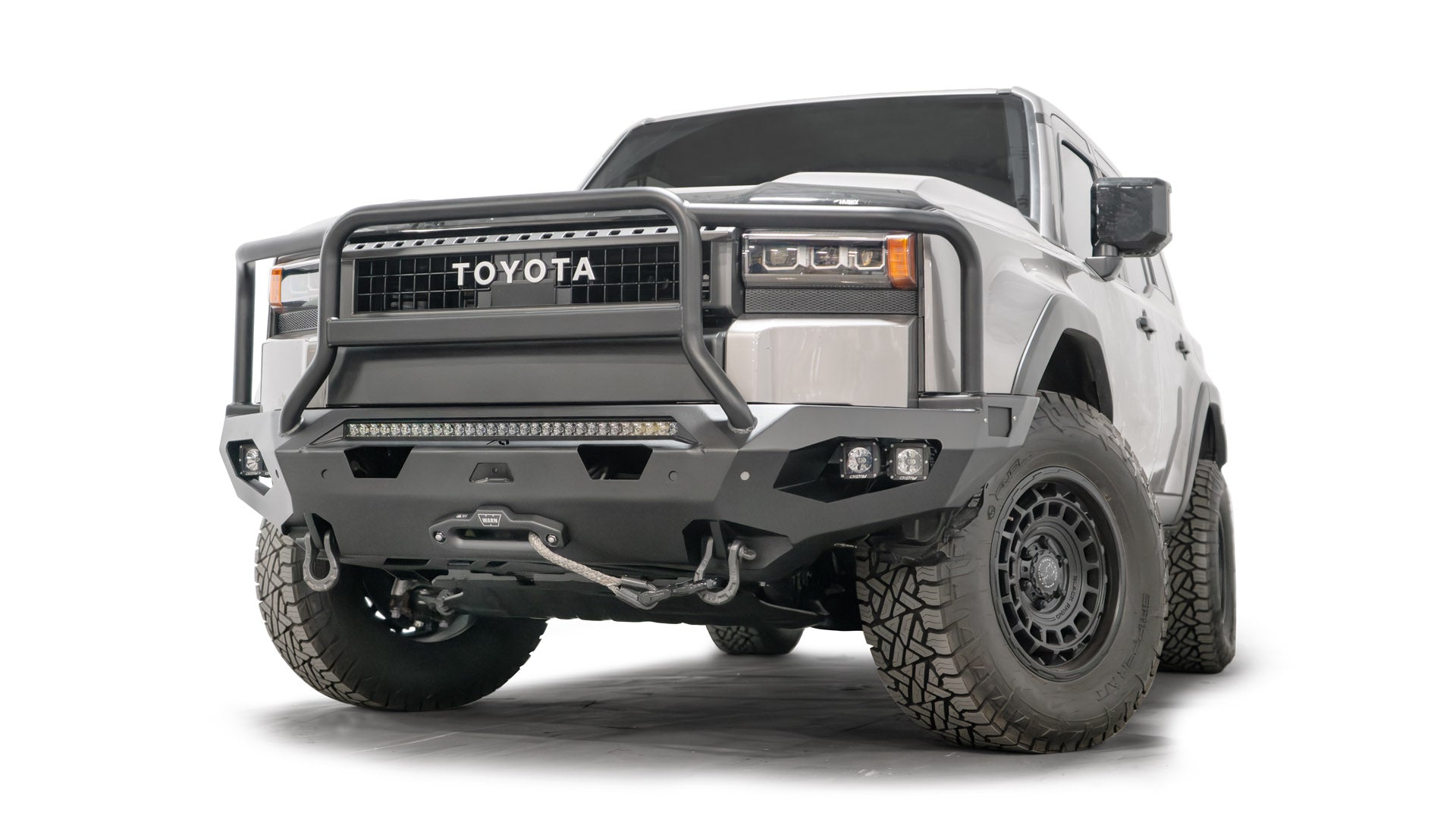FAB FOURS 2024-25 Toyota Land Cruiser Matrix Series Front Winch Bumper w/Full Guard