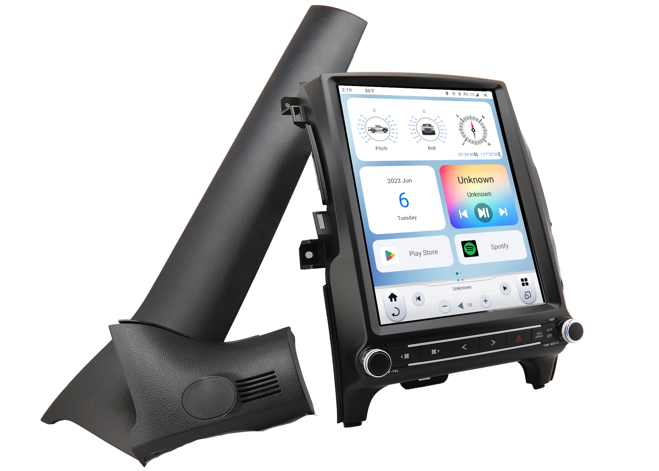 Linkswell 2018-2023 Ford Ranger Generation 6 T-Style Radio