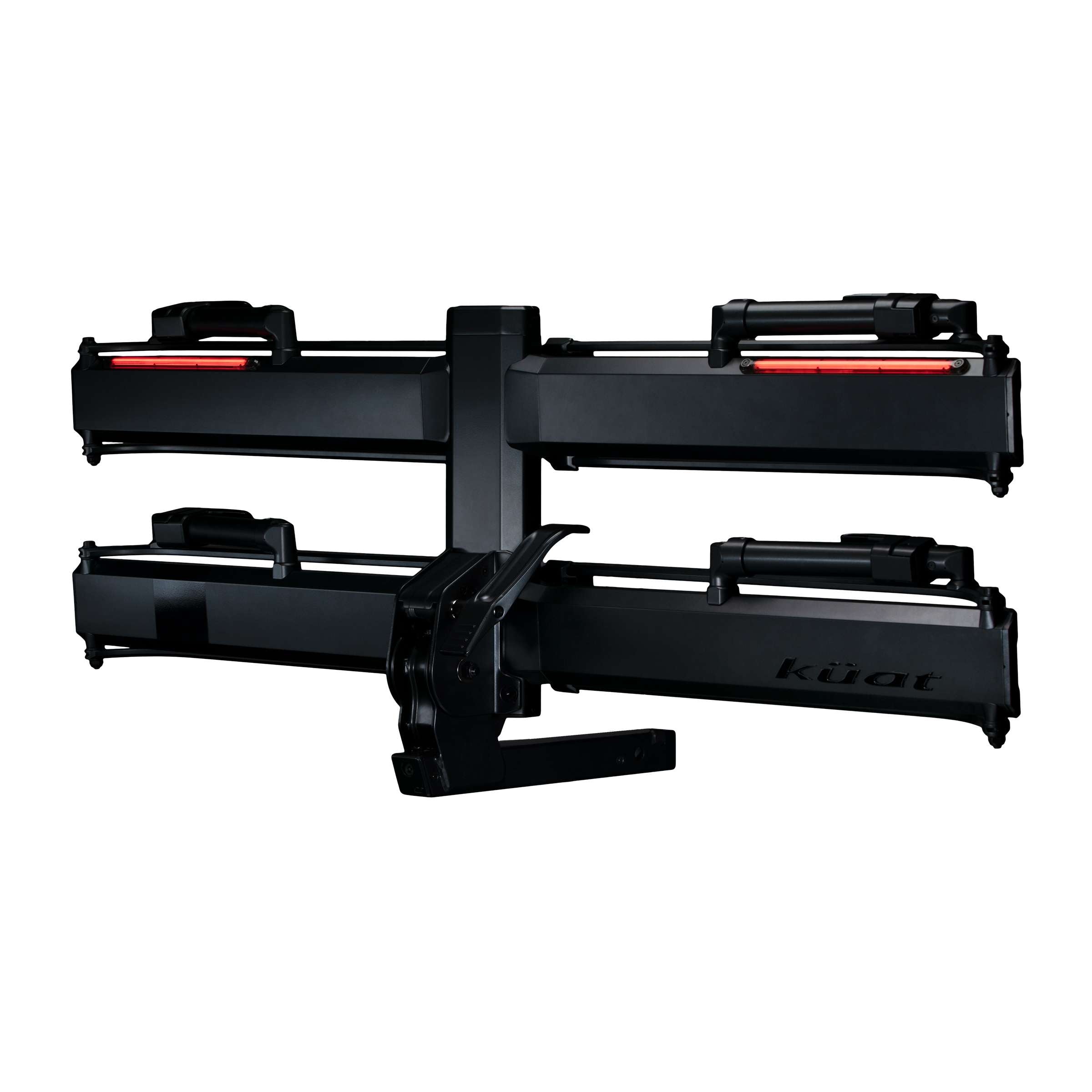 KUAT Piston Pro X 2" LED Dual ratchet platform rack with kashima- 2 bike  Galaxy grayPX22G