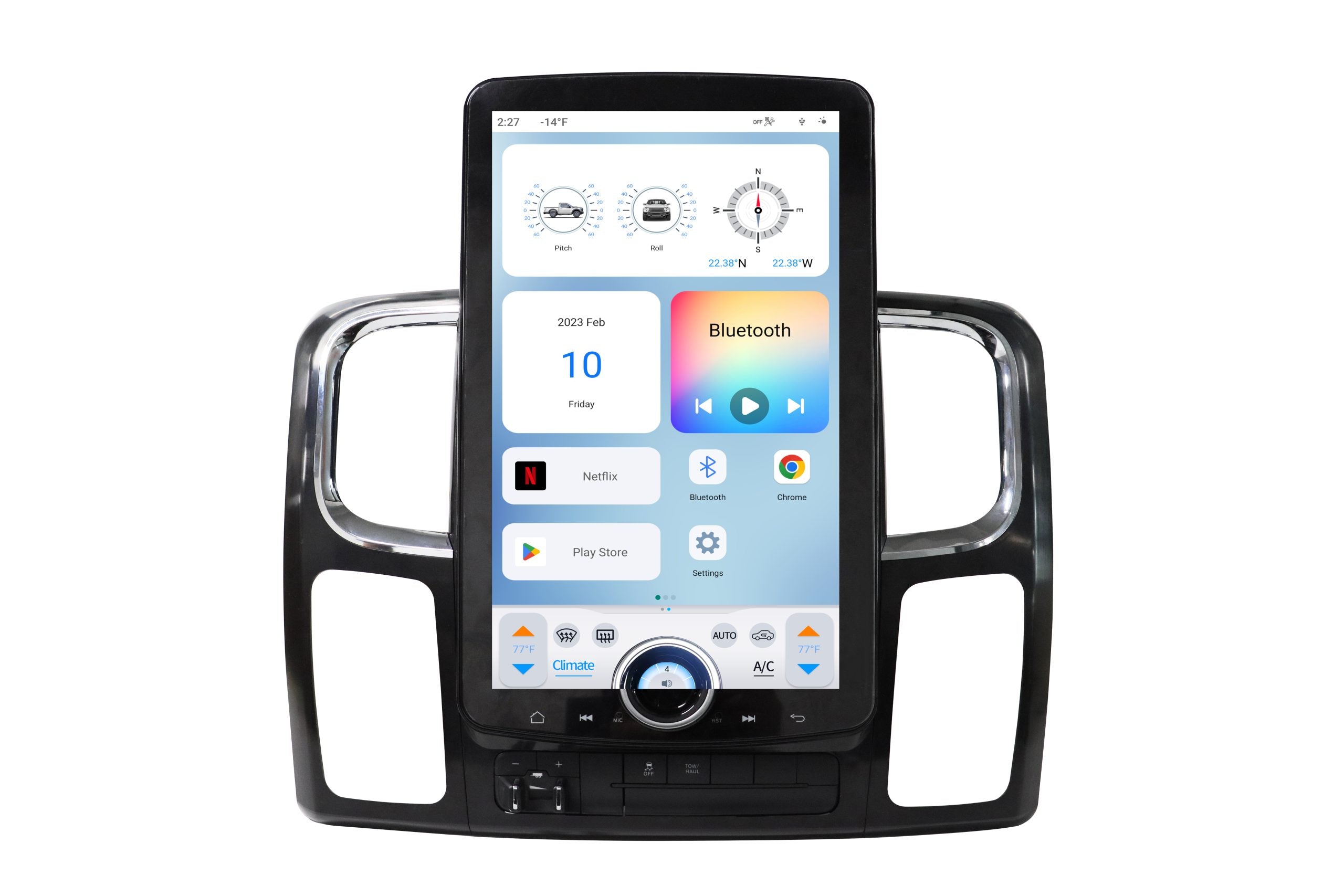 Linkswell 2013-2018 (2019-2024 Classic) Dodge Ram T-Style XL Radio