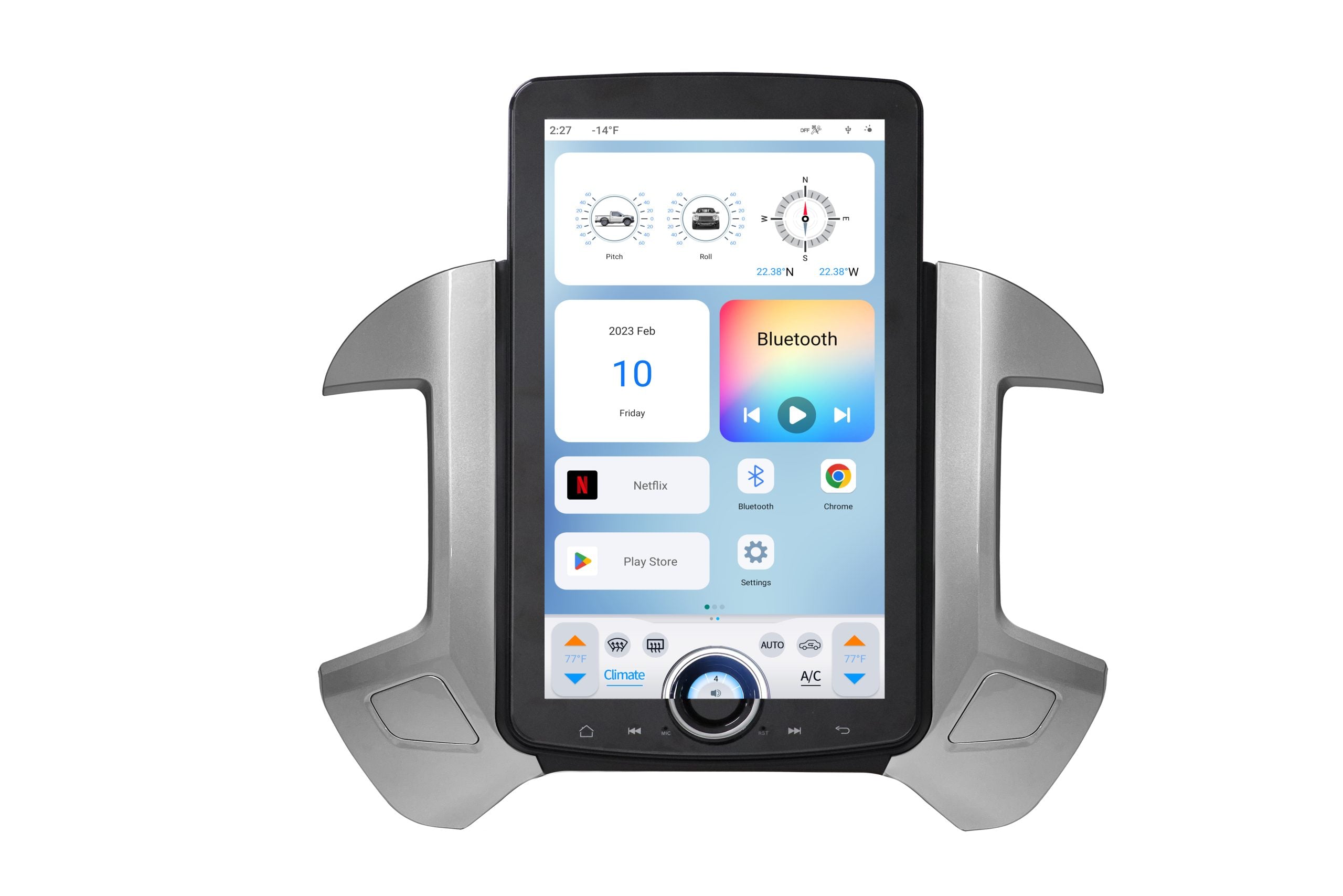 Linkswell 2014-2018 Chevy Silverado / GMC Sierra T-Style XL Radio