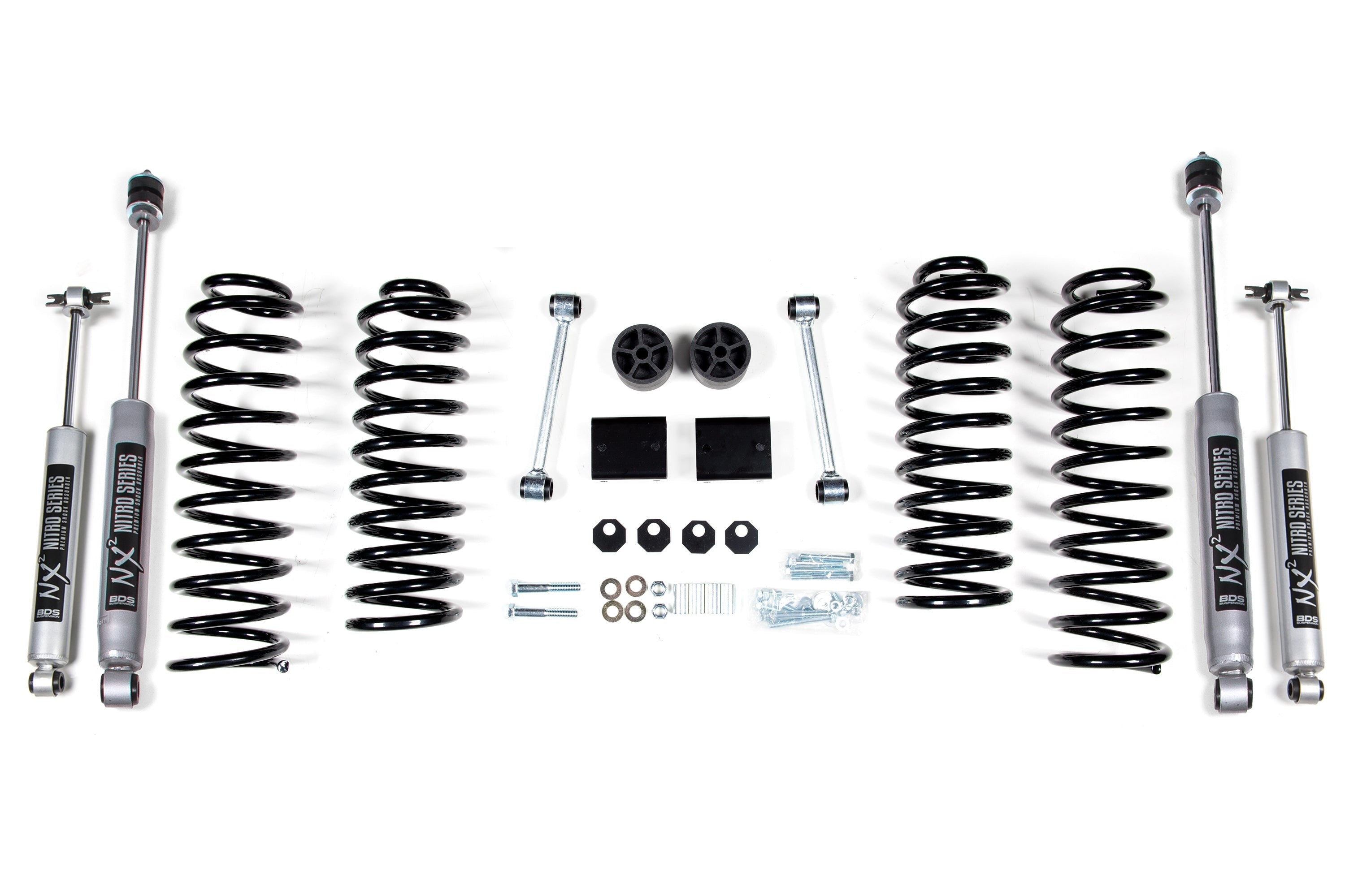 BDS | 07-11 Jeep Wrangler JK 4 Door 4WD | 2in Coil Spring Lift Kit